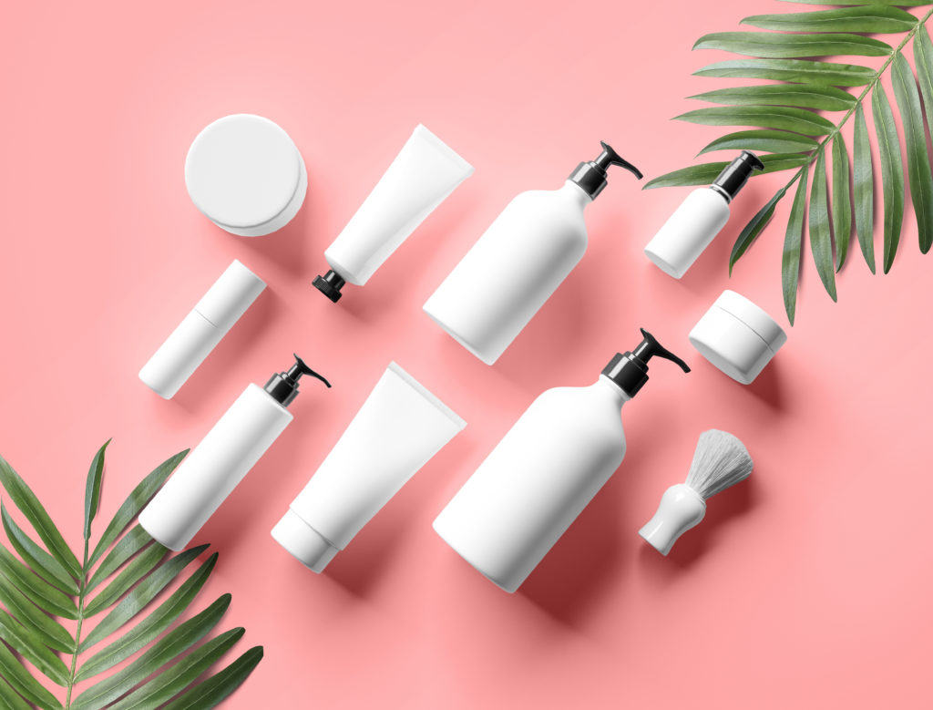 Cosmetic,Mock,Up,Bottles.,Branding,Identity,Mockup,Concept.